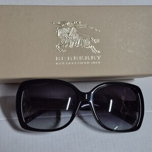 Burberry Black Oversized Sunglasses B4160 3433/8G